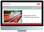 NSK academy adds online training module for food and beverage applications